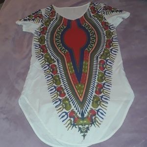 Fun Design Blouse Colorful